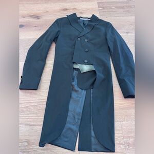 Rj classics girls 16R 37.5 technology navy show coat shad belly long tail coat